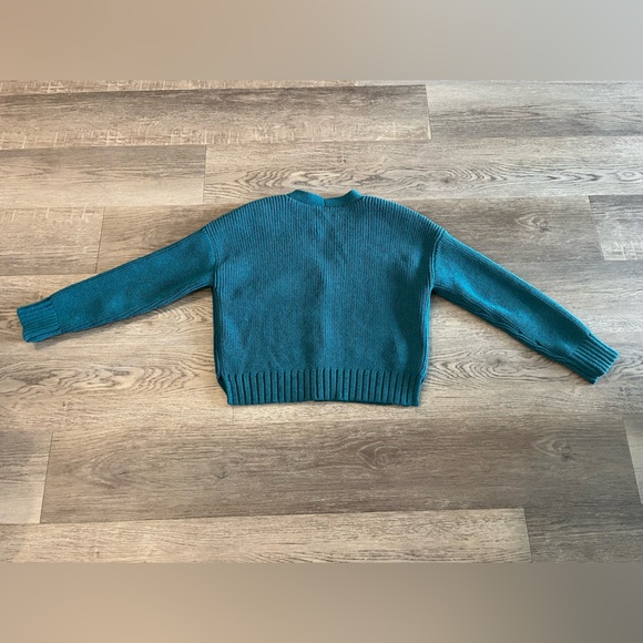 Abercrombie & Fitch Green Button-Up Cardigan - Picture 6 of 7